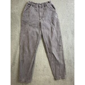 Vintage Lee Pants Womens 11 Medium Tapered High‎ Rise USA Denim Jeans 90s Y2K